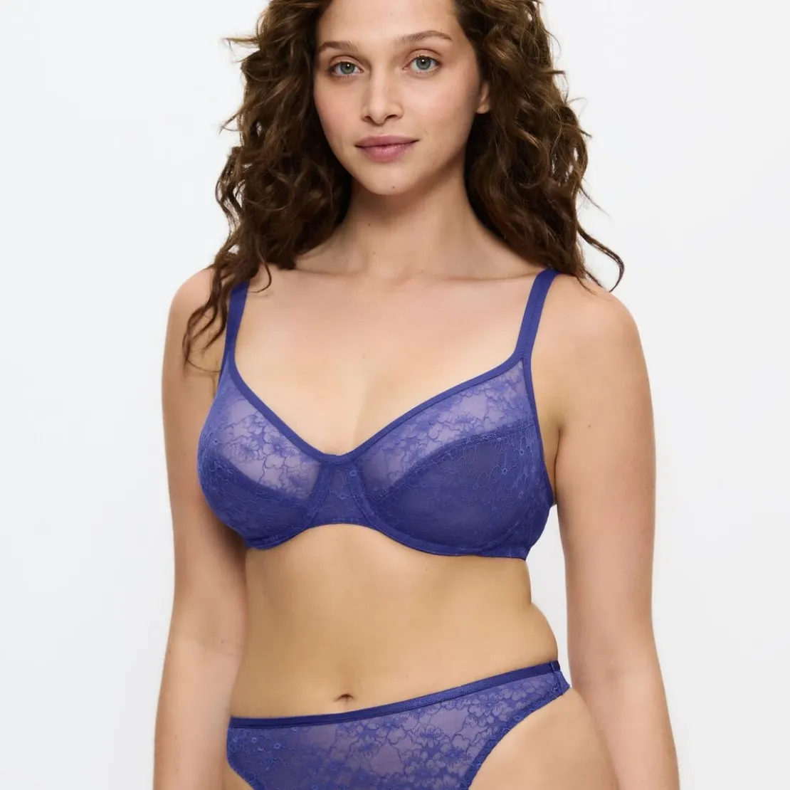 TriumphSoutien-gorge armatures en dentelle bleu océan - Bright Spotlight