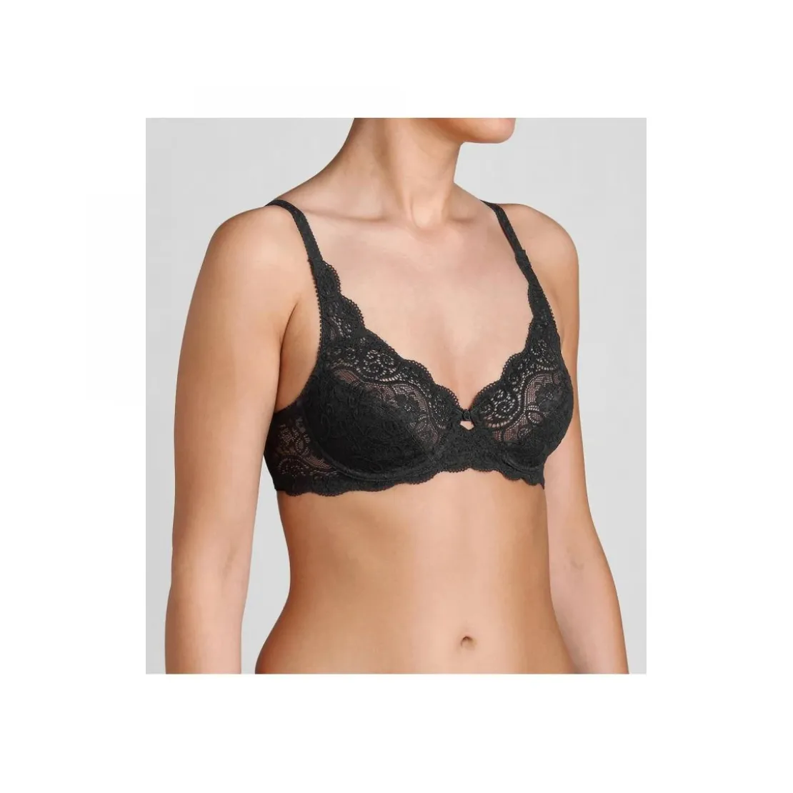TriumphSoutien-gorge avec armatures en dentelle Amourette 300 femme Triumph - Noirc- Amourette 300