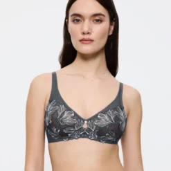 TriumphSoutien-gorge sans armatures gris- Wild Iris Florale