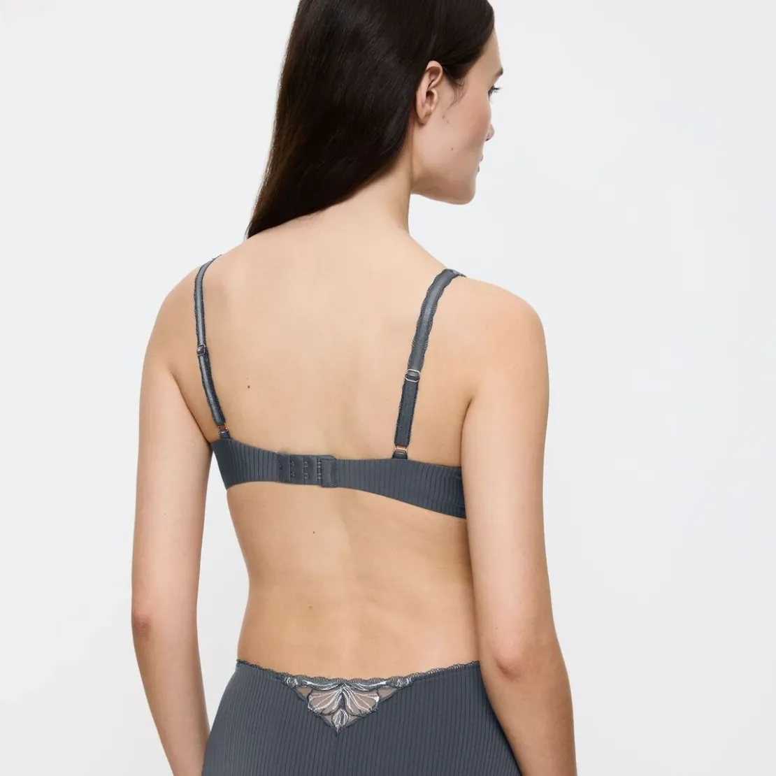 TriumphSoutien-gorge sans armatures gris- Wild Iris Florale