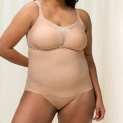 TriumphTop Sans Armatures beige Triumph Shape Smart Bra-Shirt- FIT SMART