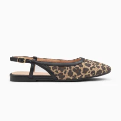 Vanessa WuBallerines slingback Tina léopard à bride