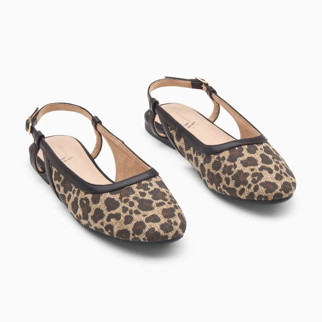 Vanessa WuBallerines slingback Tina léopard à bride