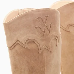 Vanessa WuBottes santiags beige à talon beige