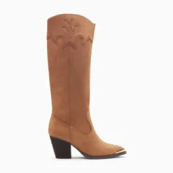Vanessa WuBottes santiags Maud camel à talon