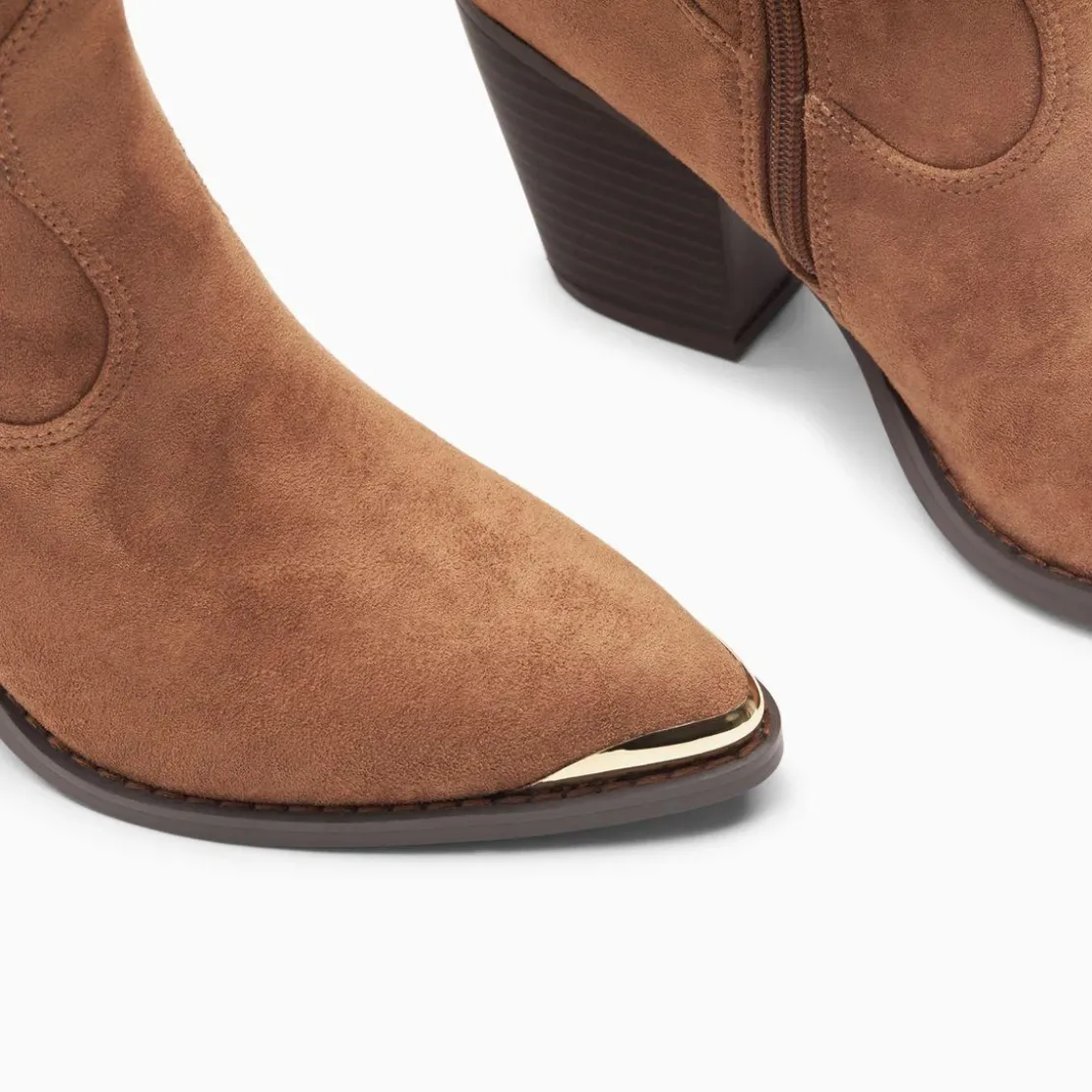 Vanessa WuBottes santiags Maud camel à talon