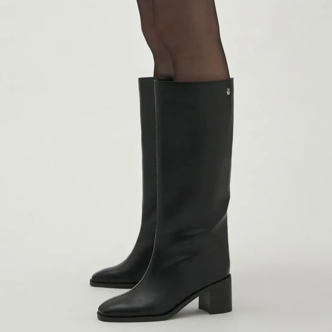 Vanessa WuBottes à talon noires India