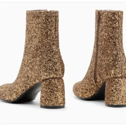 Vanessa WuBottines pailletées Londres bronze à talon