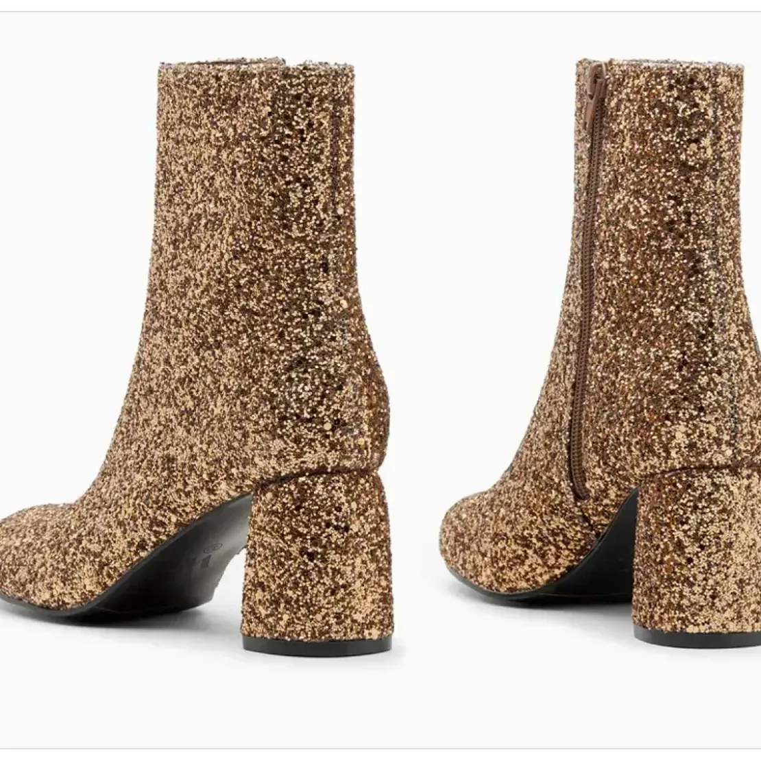 Vanessa WuBottines pailletées Londres bronze à talon