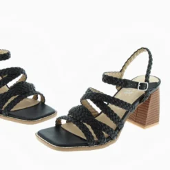 Vanessa WuSandales Femme - Multibrides tressées noir