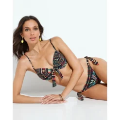 VencaBas de bikini à nouer sur les côtés - Noir