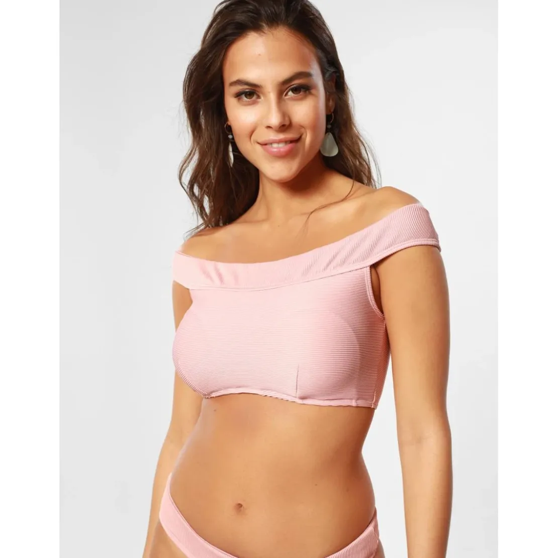 VencaBikini texturé tissé en haut et culotte-nude
