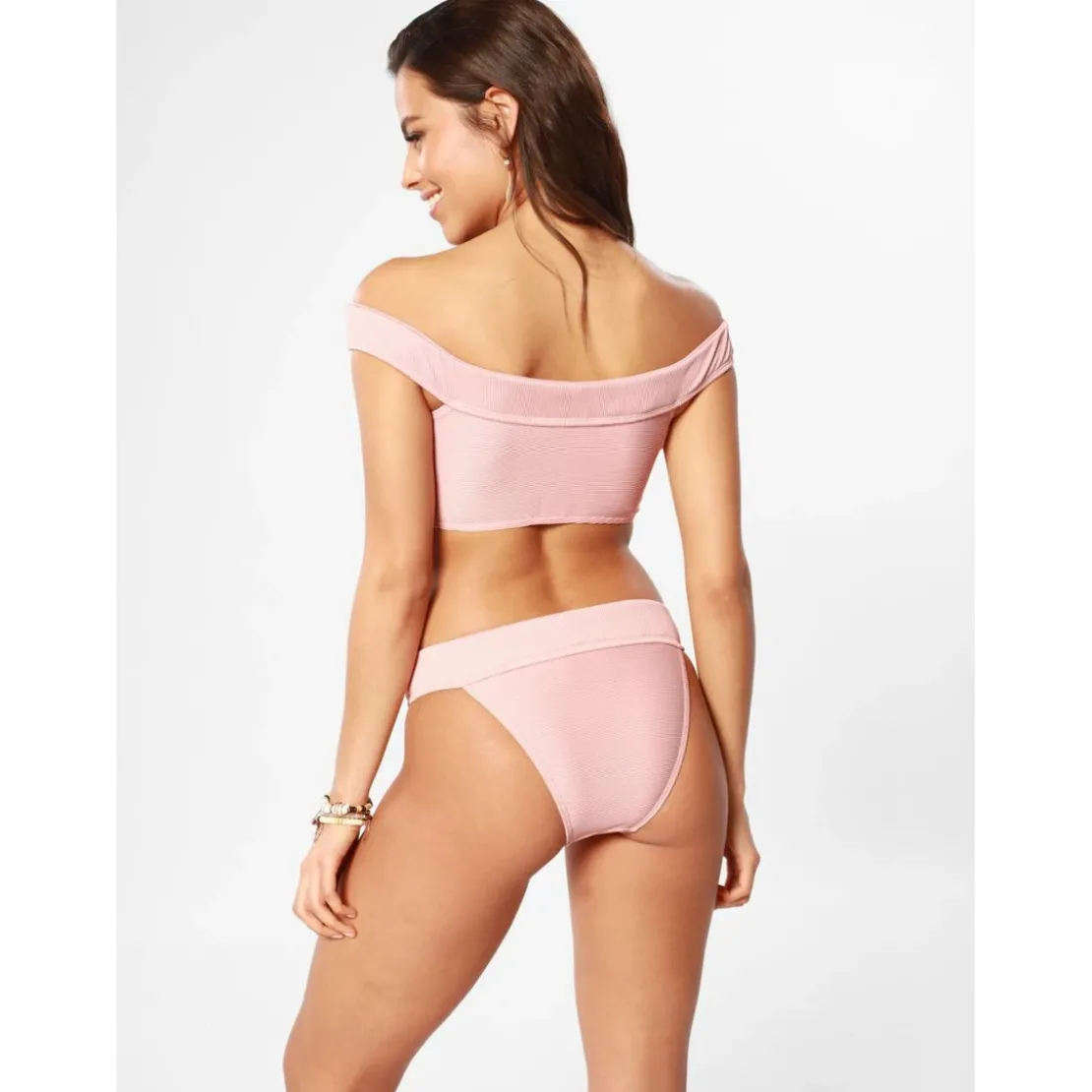 VencaBikini texturé tissé en haut et culotte-nude