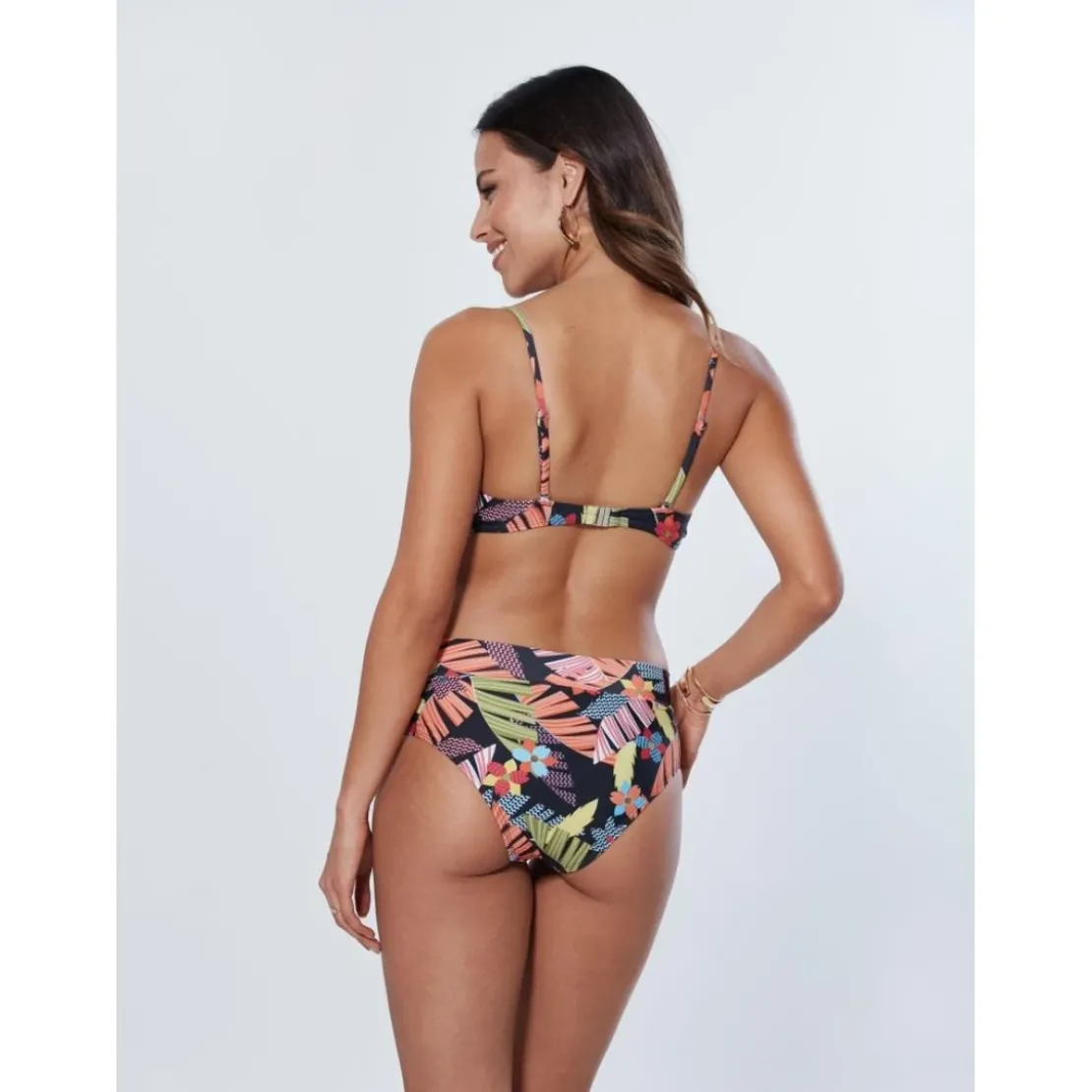 VencaHaut de bikini à armatures avec bretelles amovibles noir