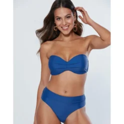 VencaHaut de bikini à armatures avec bretelles amovibles bleu marine
