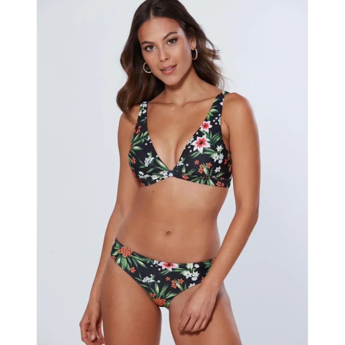 VencaHaut de bikini avec coussinets amovibles noir