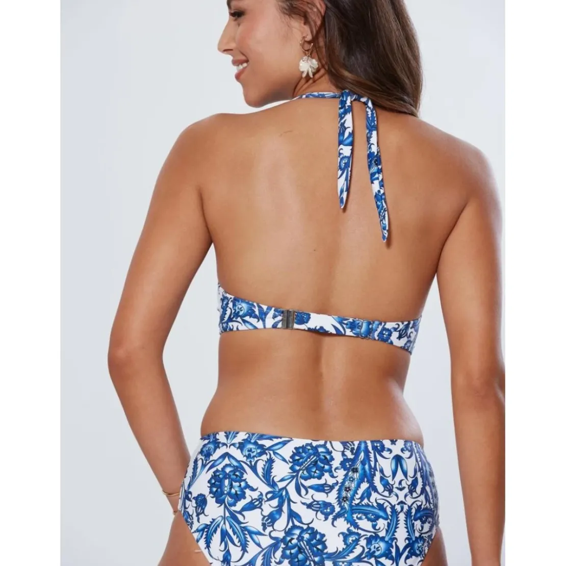 VencaHaut de bikini push up avec armatures et rembourrage bleu