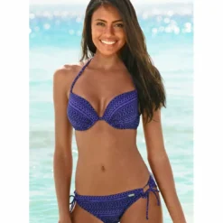 Venice BeachBas de bikini imprimé femme Spring Venice Beach - Violet