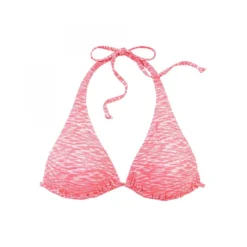 Venice BeachHaut de maillot de bain triangle effet chiné Venice Beach rose