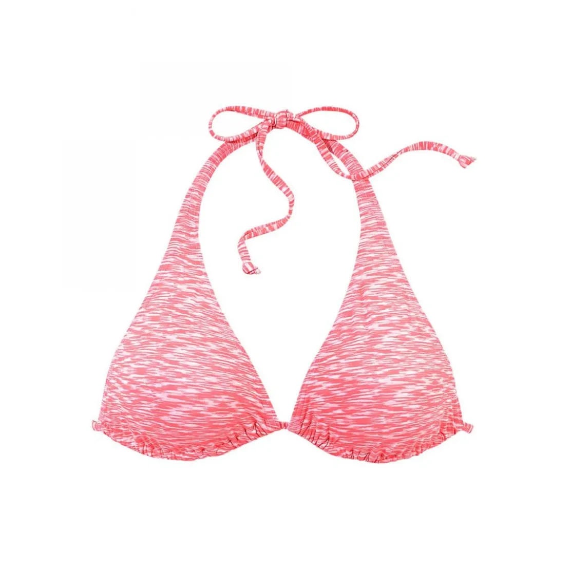 Venice BeachHaut de maillot de bain triangle effet chiné Venice Beach rose