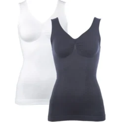 Vercella VitaLot de 2 t-shirts amincissants noir et blanc