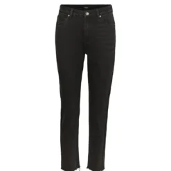Vero ModaJean coupe droite Straight Fit Taille haute Longueur cheville noir Ria