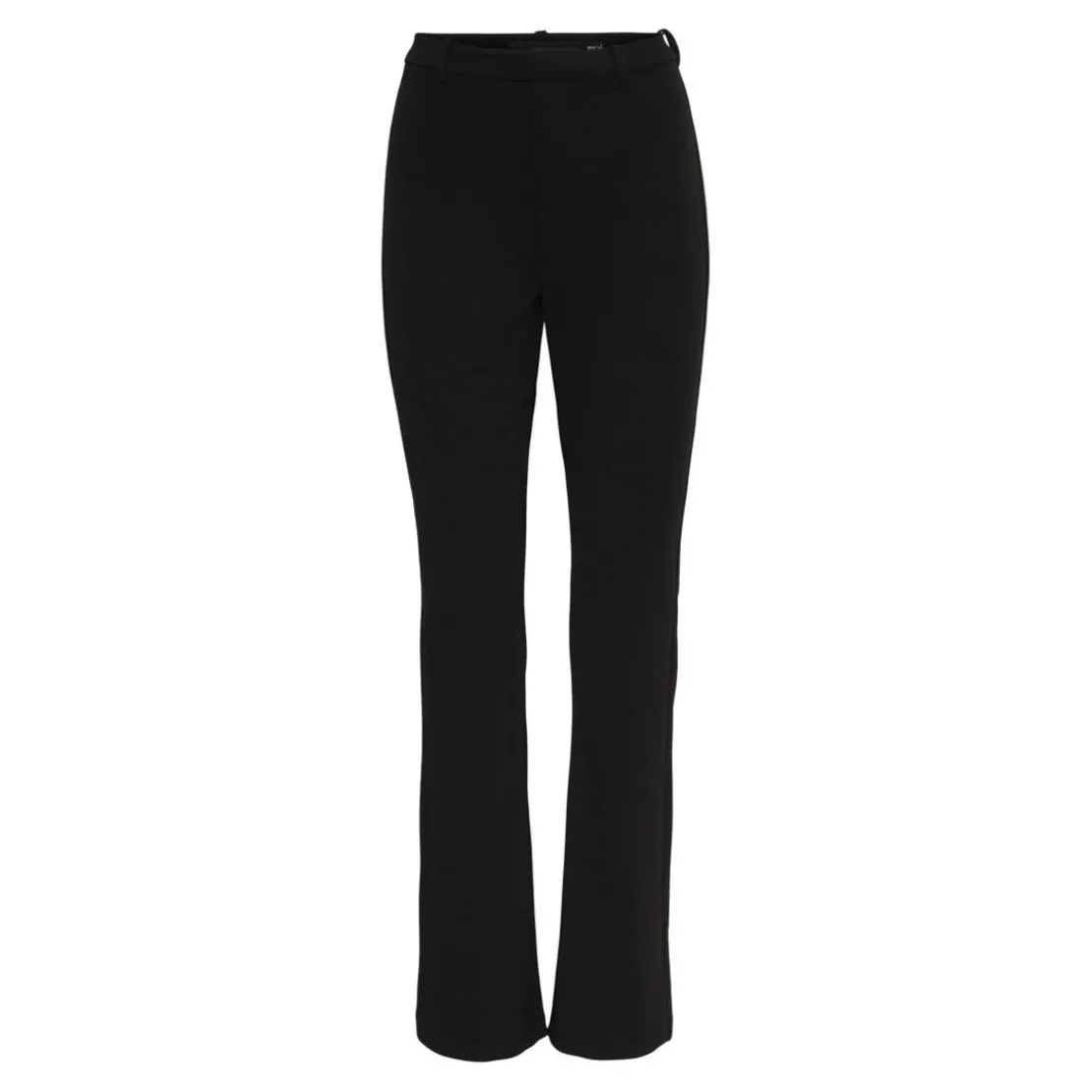 Vero ModaPantalon Flared Fit Taille moyenne noir Eden