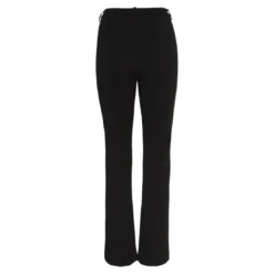 Vero ModaPantalon Flared Fit Taille moyenne noir Eden