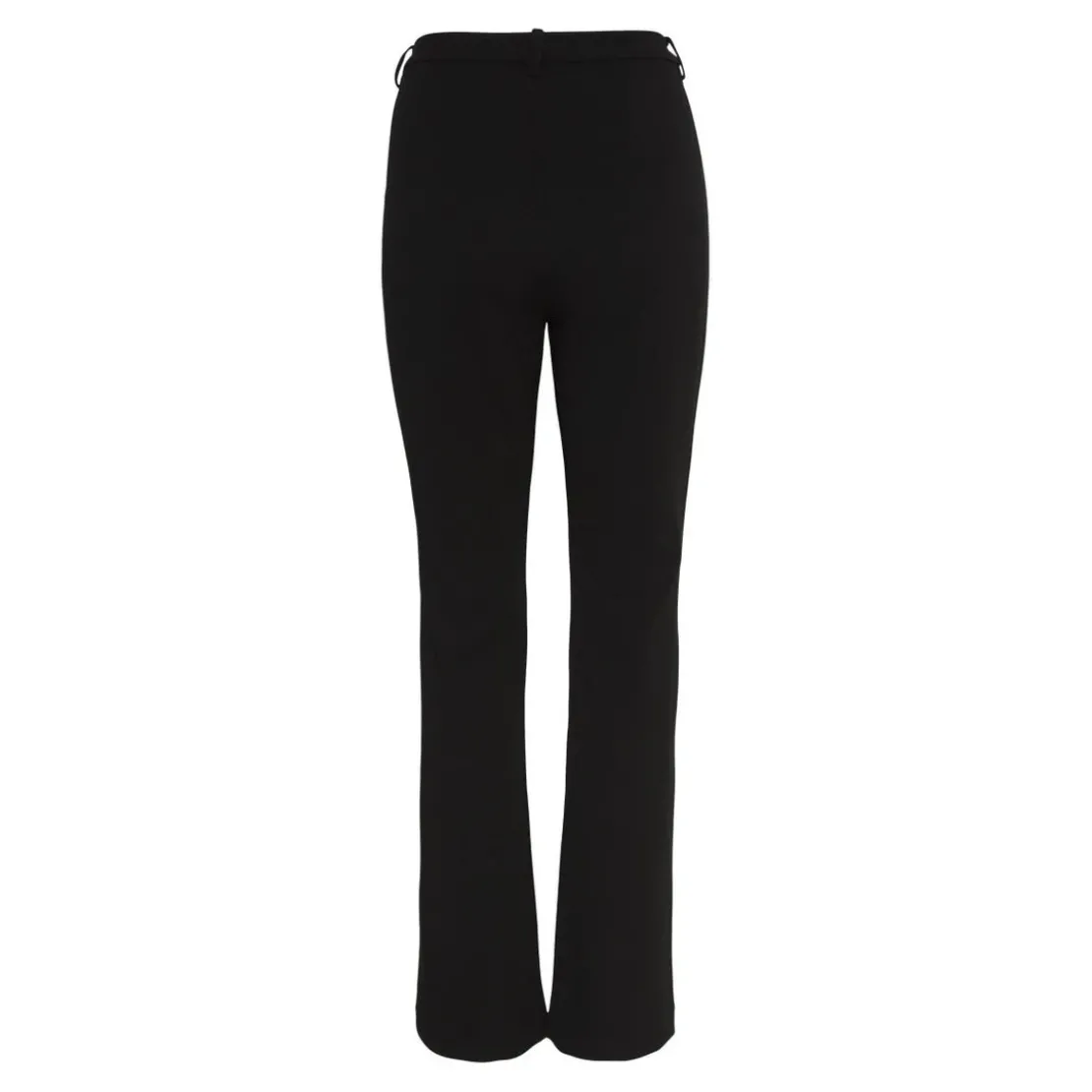 Vero ModaPantalon Flared Fit Taille moyenne noir Eden