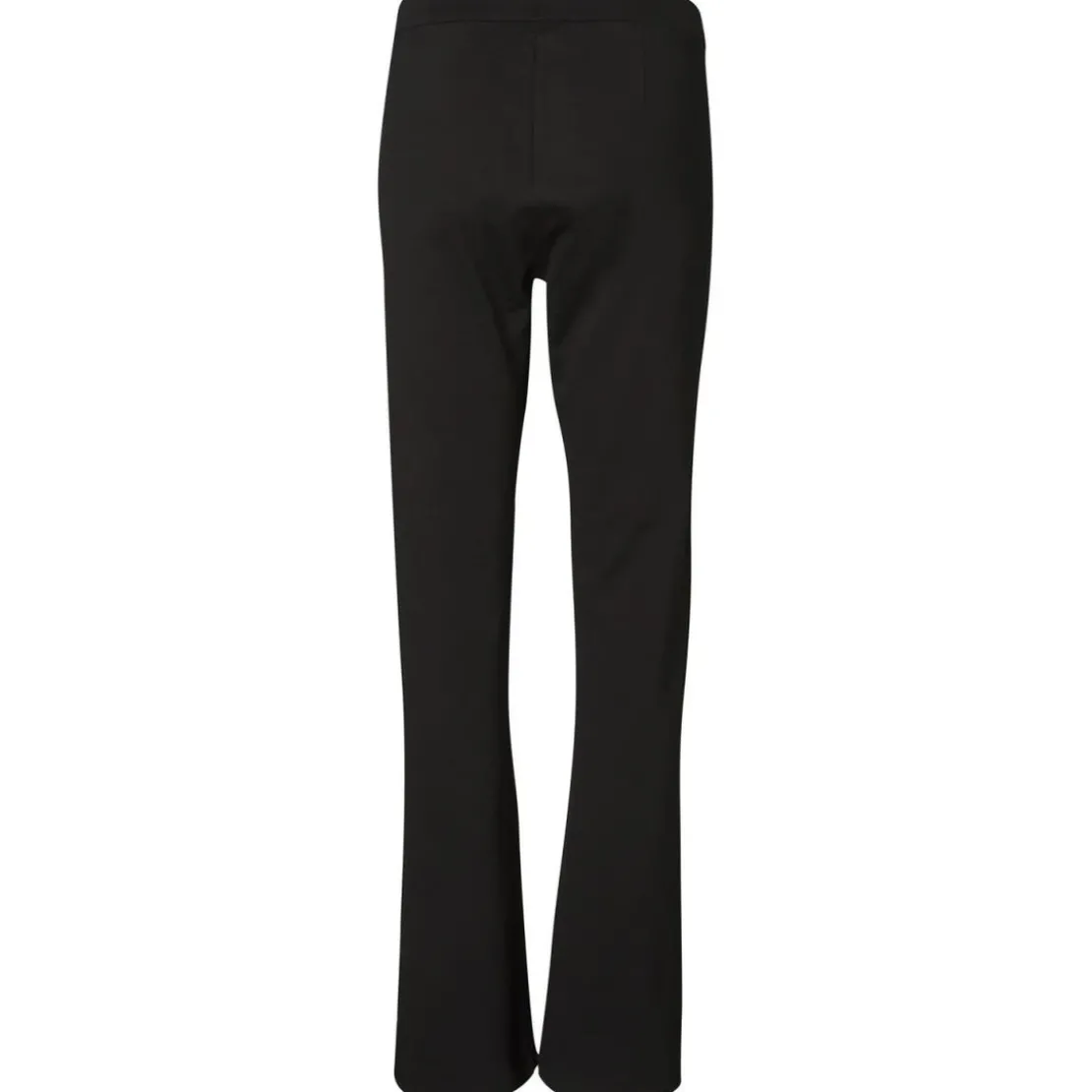Vero ModaPantalon Flared Fit Taille moyenne noir en viscose