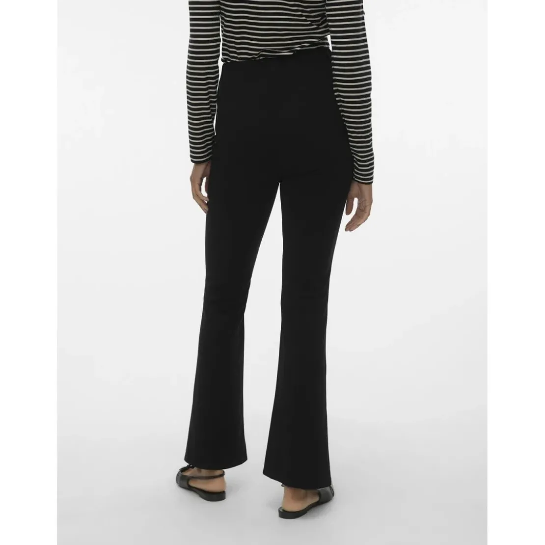 Vero ModaPantalon wide leg fit noir