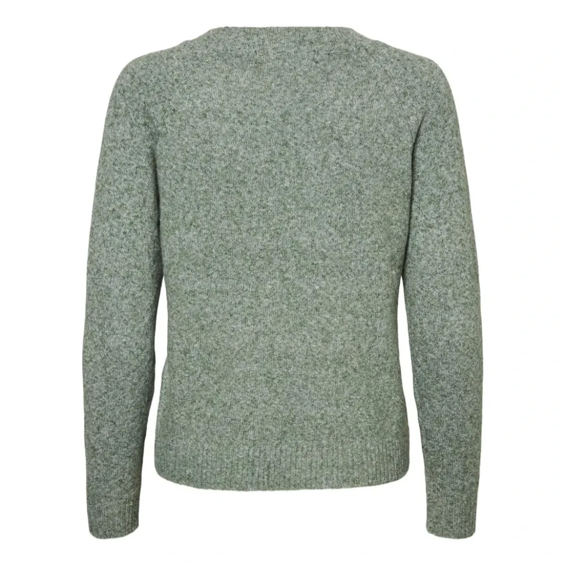 Vero ModaPull en maille Col rond Manches longues vert Zola