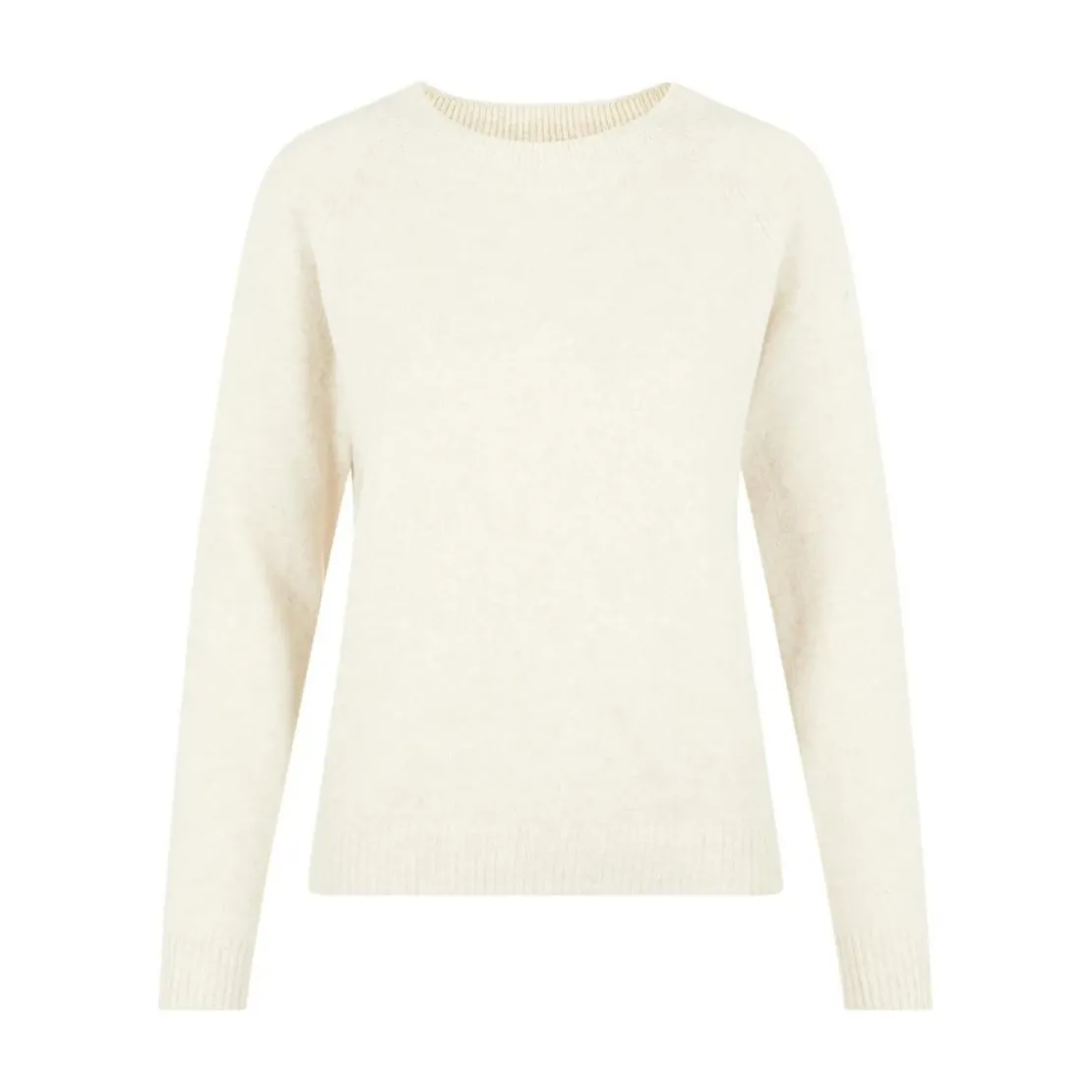 Vero ModaPull en maille Col rond Manches longues beige Ruth