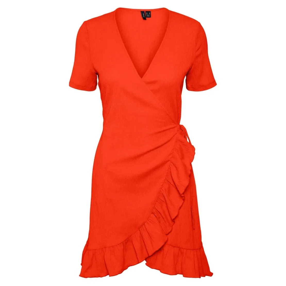 Vero ModaRobe Regular Fit Col rond Manches courtes orange
