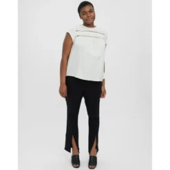 Vero ModaTee-shirt regular fit col carré blanc