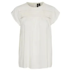 Vero ModaTee-shirt regular fit col carré blanc