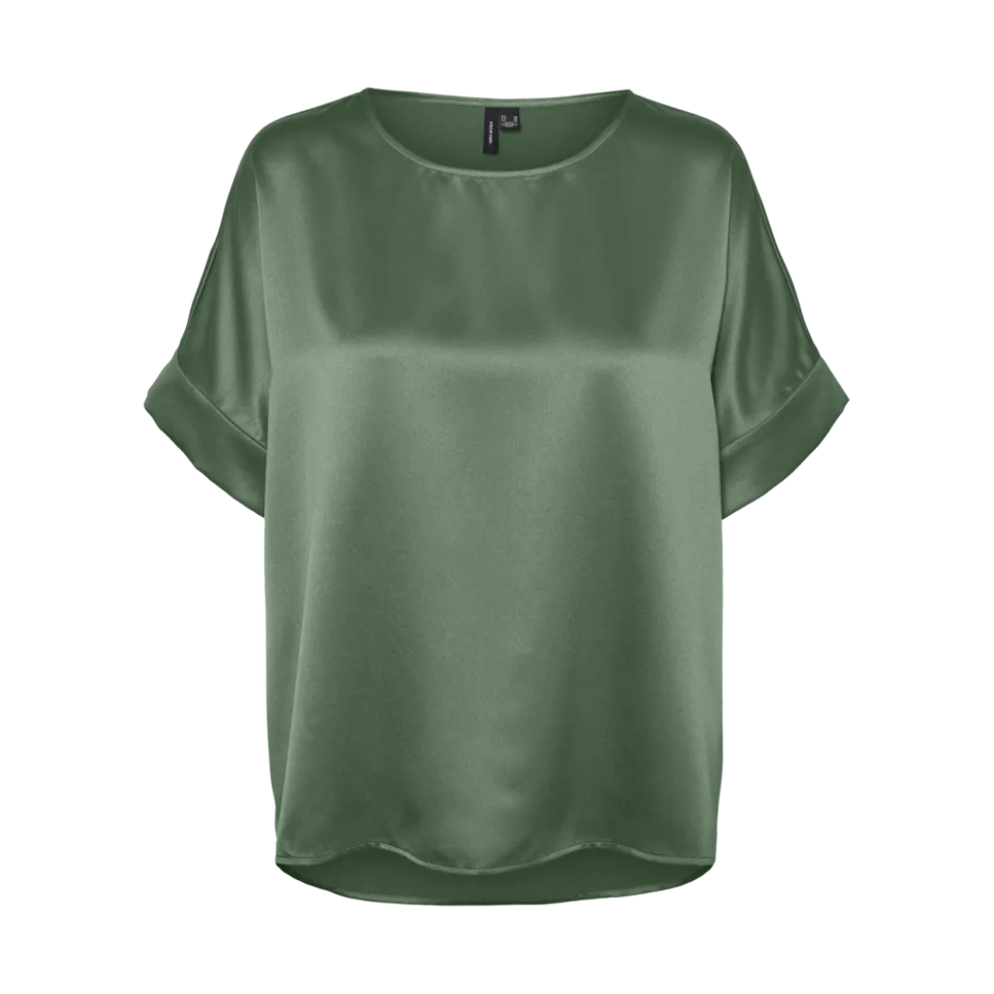 Vero ModaTop col rond manches volumineuses manches 2/4 vert Nola