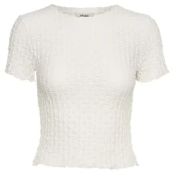 Vero ModaTop manches courtes et col rond en polyester recyclé Shelby blanc Xena