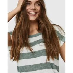 Vero ModaTop manches courtes - Vert en viscose