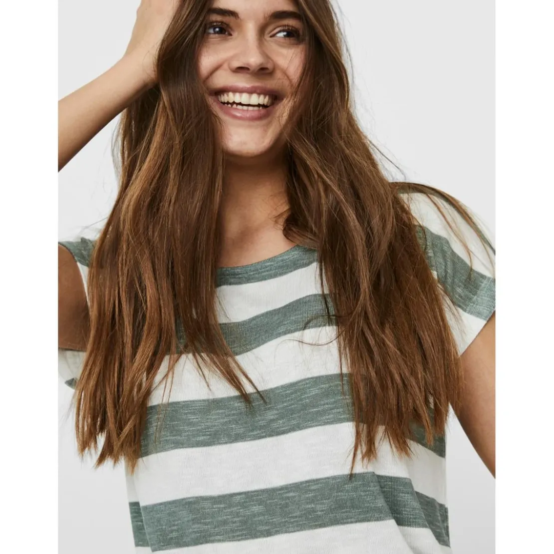 Vero ModaTop manches courtes - Vert en viscose