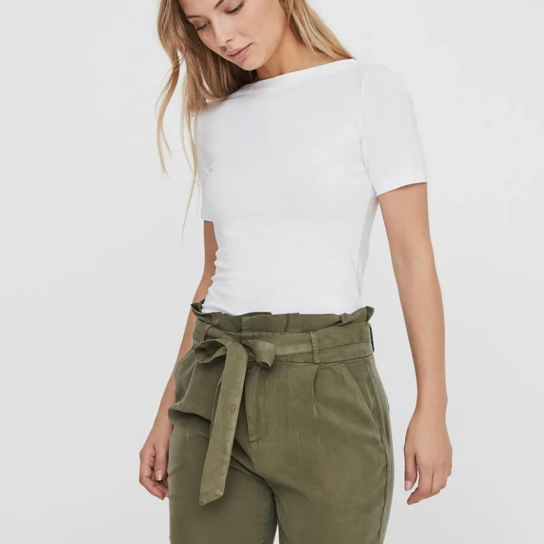 Vero ModaT-shirt Femme blancen coton modal