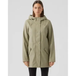 Vero ModaVeste Capuche Manches longues gris Hattie