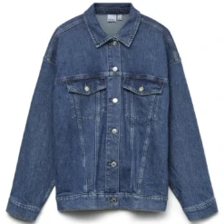 Vero ModaVeste en jean oversize Tessa bleu denim Luna