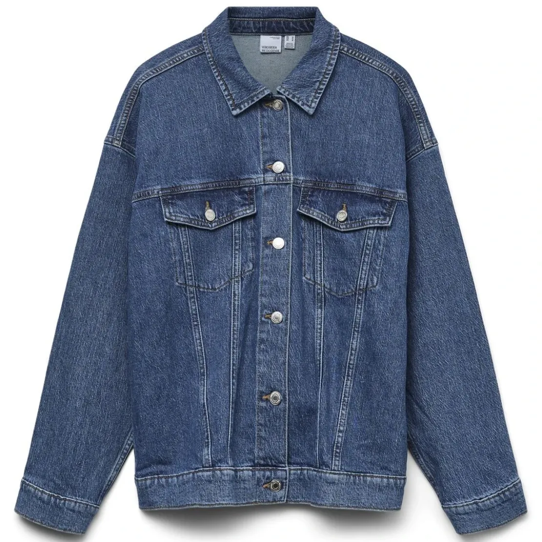 Vero ModaVeste en jean oversize Tessa bleu denim Luna