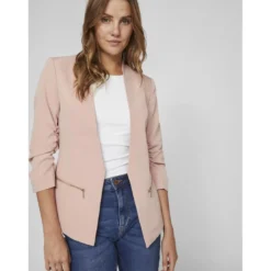 VilaBlazer regular fit col italien rose Ode