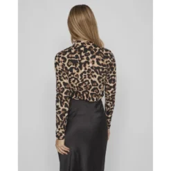 VilaBlouse manches longues marron clair