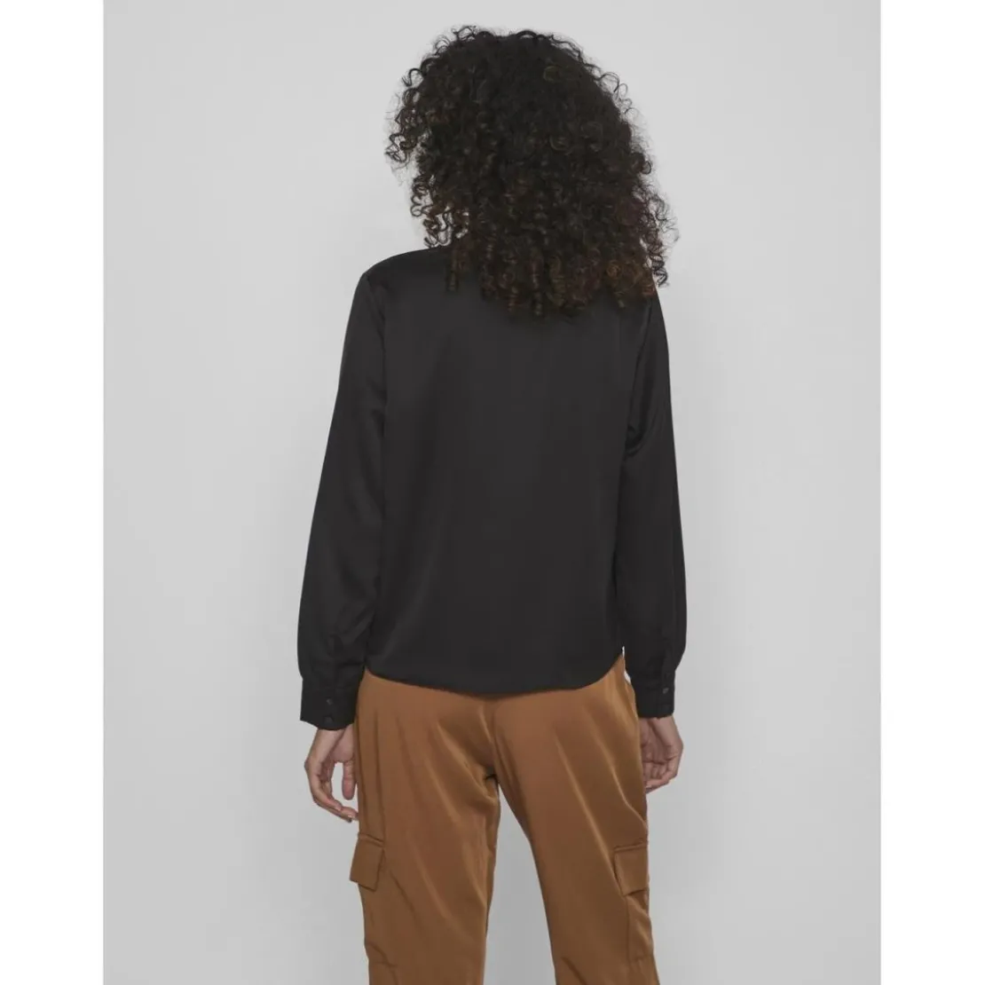 VilaBlouse manches longues noir Louise