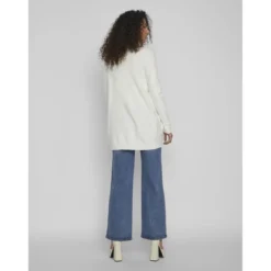 VilaCardigan col fendublanc en viscose