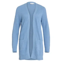 VilaCardigan manches longues en maille Idalo turquoise Alma