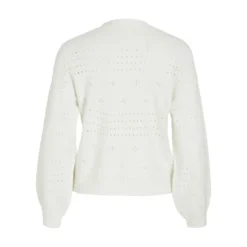 VilaCardigan manches longues en viscose Ril blanc Faye